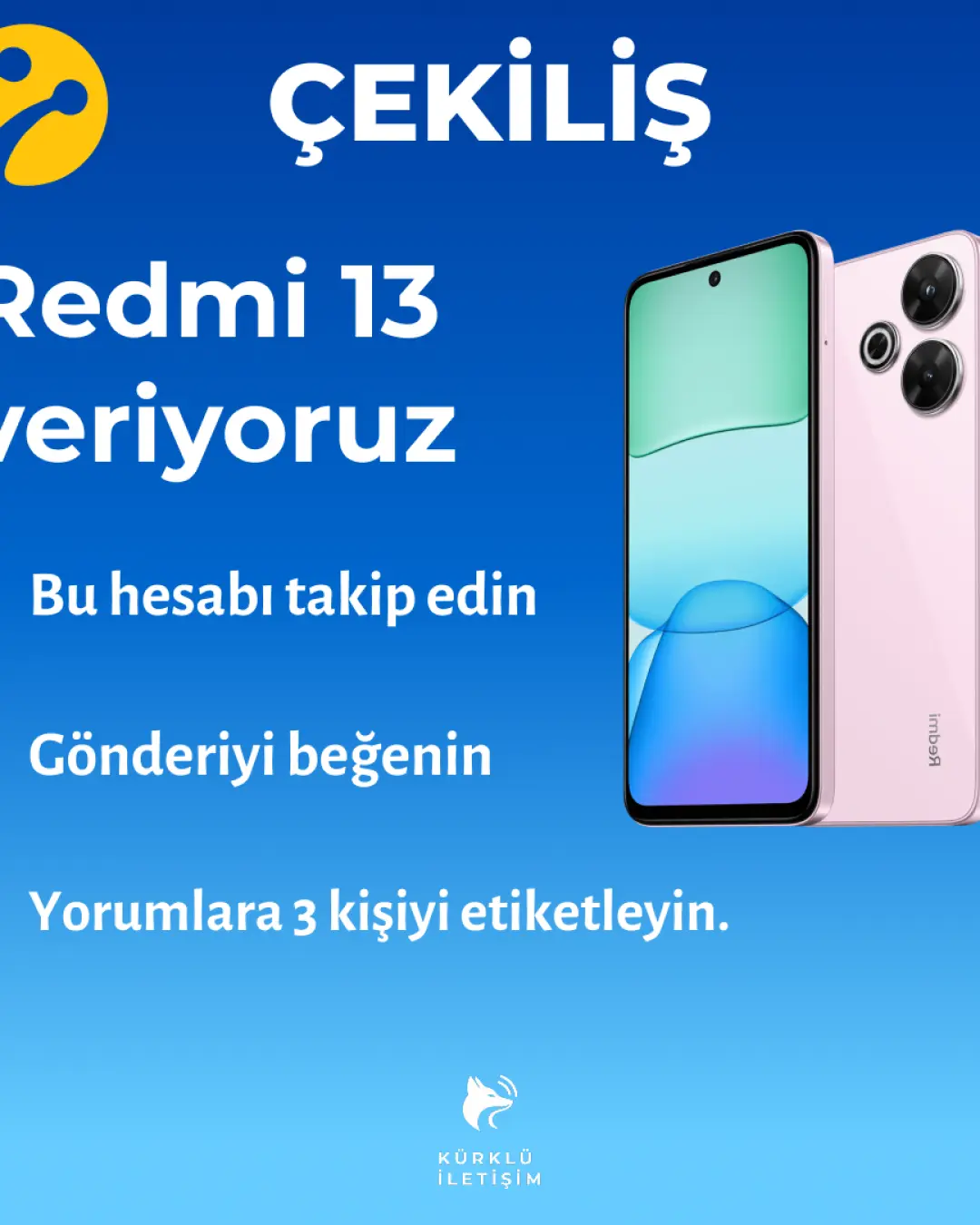 Redmi 13 Çekilişi